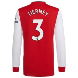 Camisola Arsenal Kieran Tierney 3 Equipamento Primeiro 2021-2022 Manga Comprida
